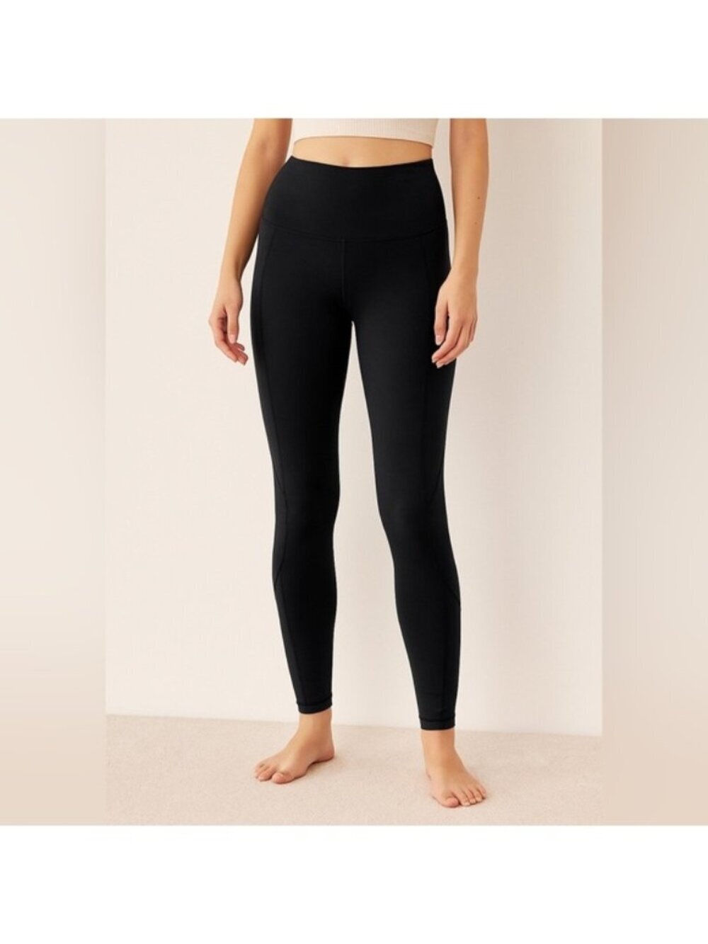 Lululemon Black High-Rise Athletic Leggings Size 6 Women’s Yoga Workout Pants
